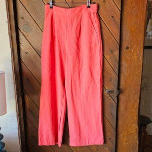 Abercrombie linen wide leg pants NWT